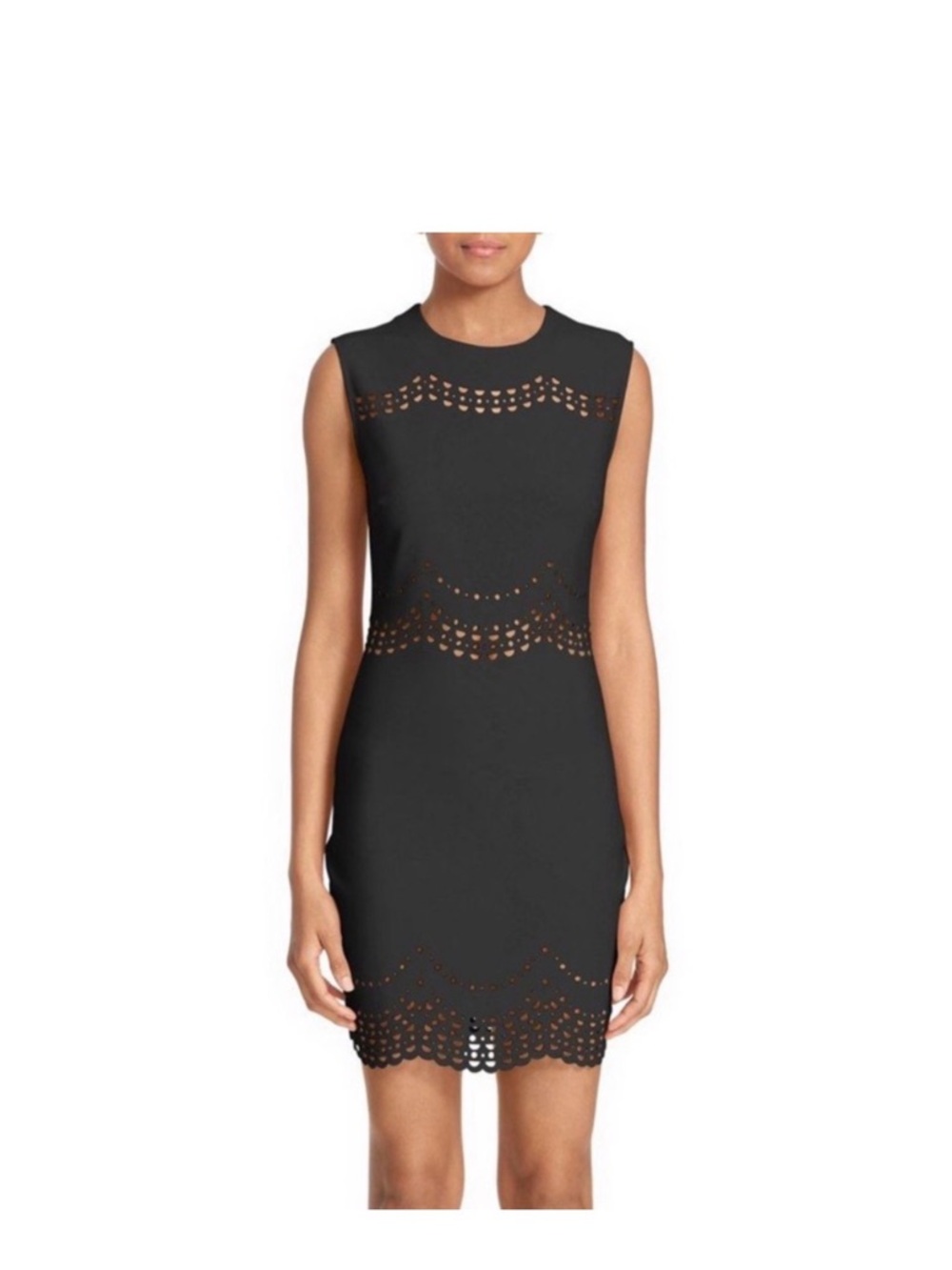 Women’s Elizabeth and James black Merna cutout dress size 2